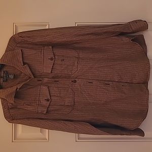 Lauren by Ralph Lauren Brown Plaid shirt